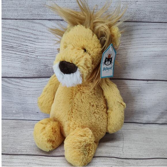 Jellycat Bashful Lion Plush 12", Great condition - Picture 1 of 6